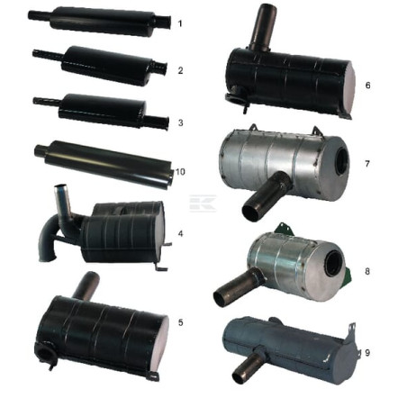 Tuyau d'échappement JOHN DEERE AL164071