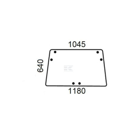 Vitre JOHN DEERE AL70099