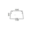 Vitre JOHN DEERE AL70099