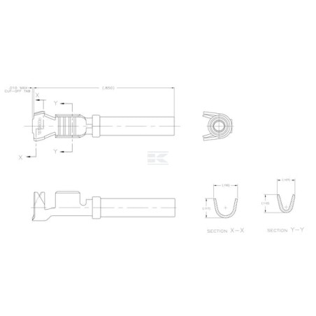 Broche TE / AMP AMP19245802