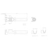 Broche TE / AMP AMP19245802