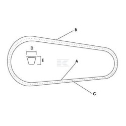 Courroie VAPORMATIC AV105694