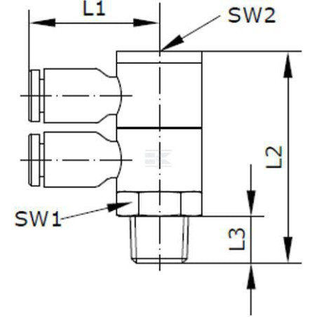 Raccord UNIVERSEL BC2S818P