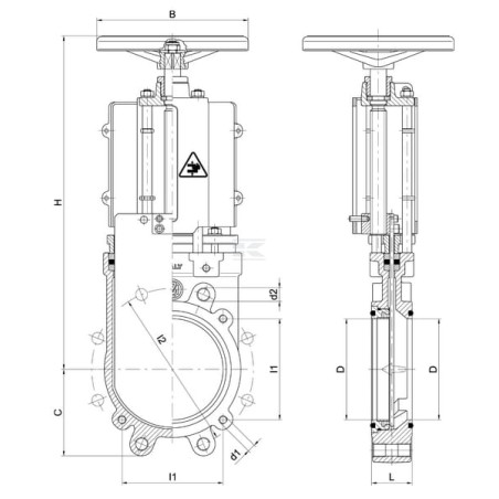 Vanne à guillotine MZ ARZO0102200000