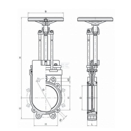 Vanne à guillotine MZ ARZO0102200000