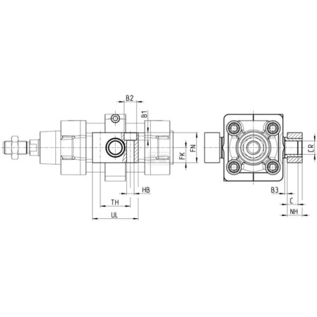 Palier CAMOZZI BF4050