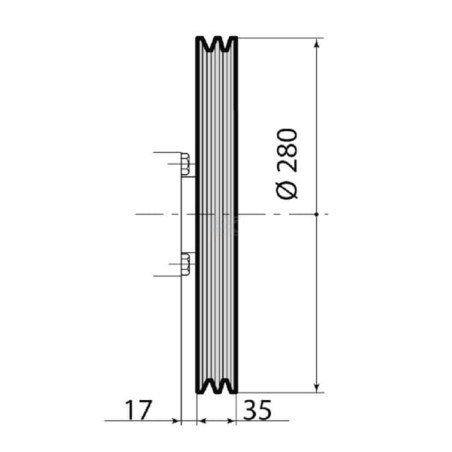 Poulie ANNOVI REVERBERI AR1504