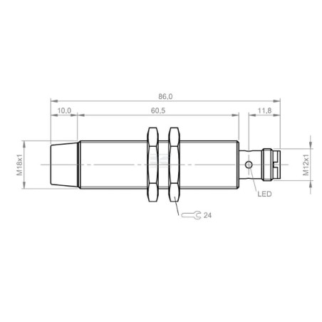 Détecteur de proximité BALLUFF BES058T