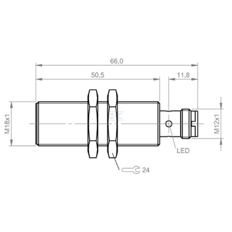 Détecteur de proximité BALLUFF BES044F