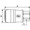Raccord PREVOST ASG061102