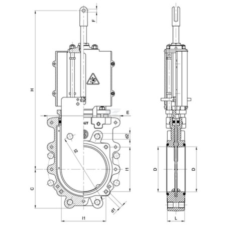 Vanne à guillotine MZ ARZO0130200551