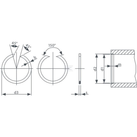 Circlip IDC BR33