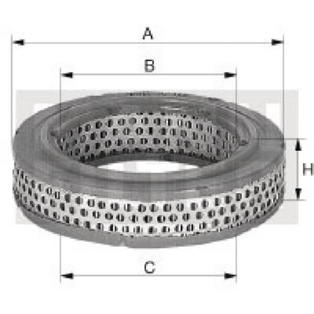 Filtre à air MANN-FILTER C28731