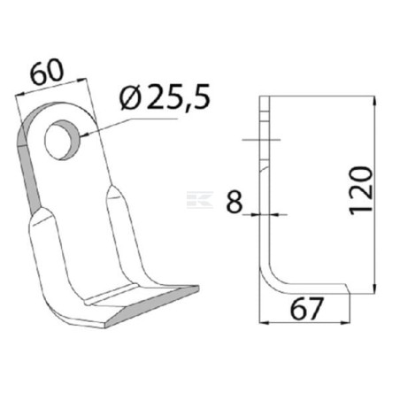 Fléau SICMA CK5400