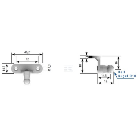 Support STABILUS CA6284UG