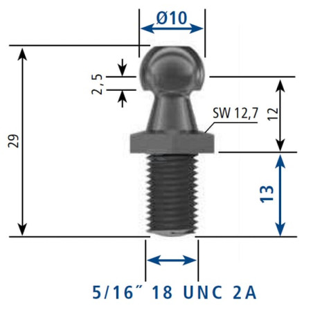 Boulon STABILUS CA4565BD