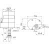 Moteur d'essuie-glace UNIVERSEL CA503772446