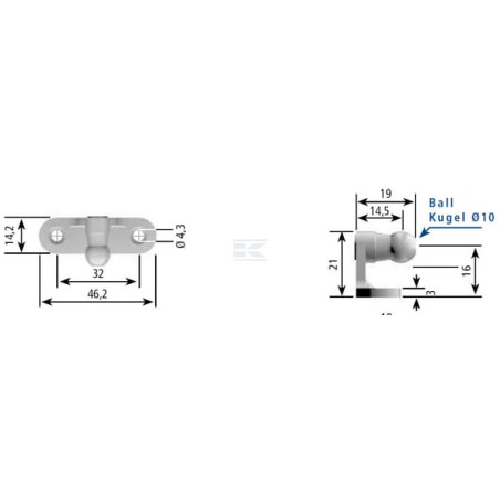 Support STABILUS CA9222SJ