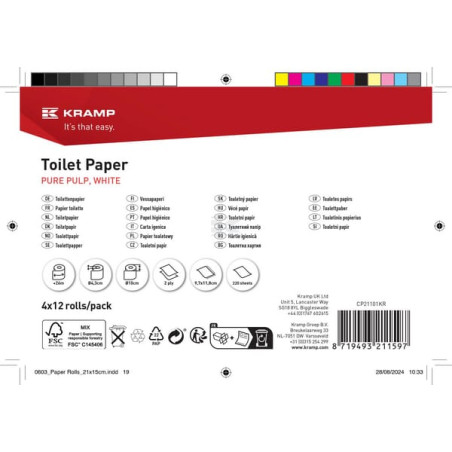 Papier toilette blanc UNIVERSEL CP21101KR