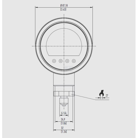 Manomètre WIKA CPG1200350L01
