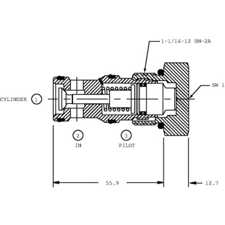 Clapet anti-retour DANFOSS CP4512B0065S