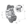 Palier tendeur INA/FAG CRB2570