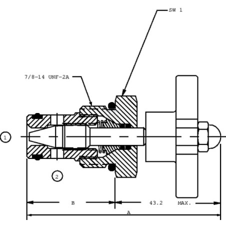 Fermeture DANFOSS CP6101B0B
