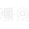 Ecrou UNIVERSEL DS2905013036VM