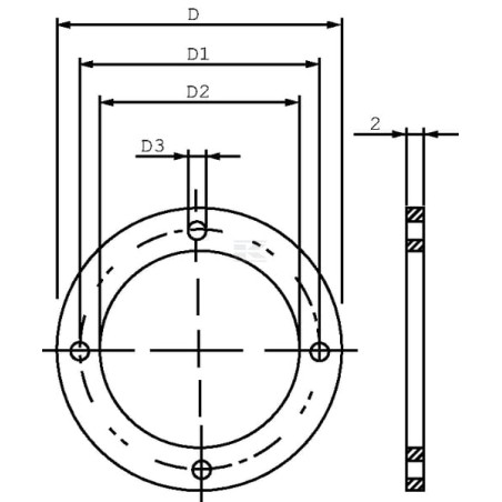 Joint RAJA-LOVEJOY D550NBR