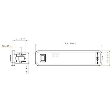 Éclairage intérieur cabine SACEX D15047