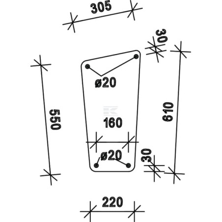 Pare-brise UNIVERSEL D7701
