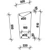 Pare-brise UNIVERSEL D7701