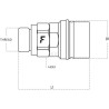 Coupleur FASTER CVV163422FV