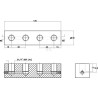 Bloc distributeur UNIVERSEL CWP414