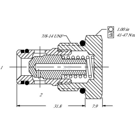 Clapet DANFOSS CV10NP03B350