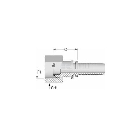 Raccord ALFAGOMMA DKRNS2520G2