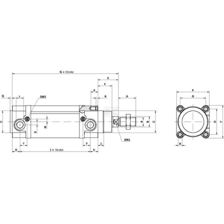 Vérin UNIVERSEL DN63650CMG2