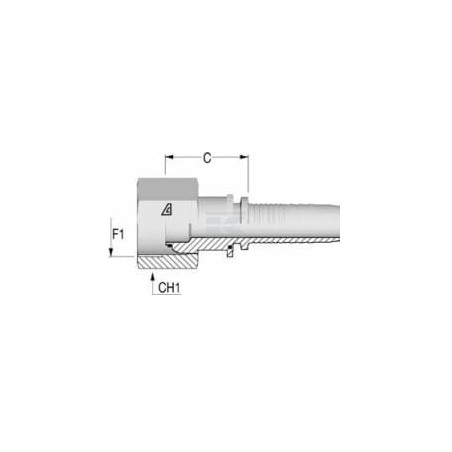 Raccord ALFAGOMMA DKRNS3220G2