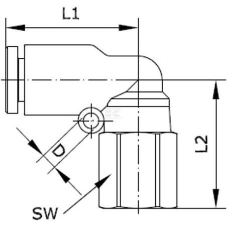 Raccord UNIVERSEL ECFS618P