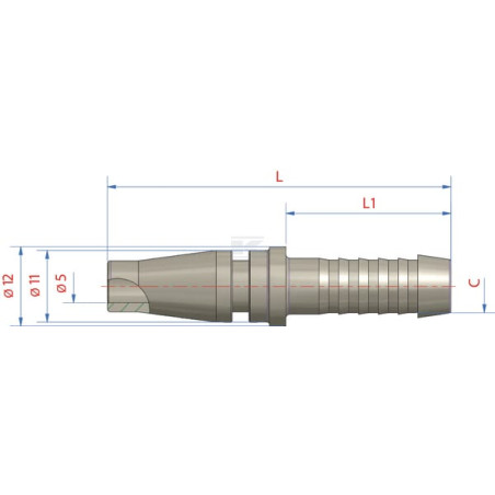 Raccord rapide LÜDECKE ESBI8SS