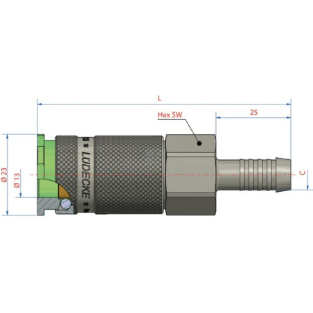 Coupleur LÜDECKE ESACG10T
