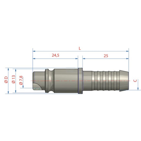 Raccord rapide LÜDECKE ESAC6SS