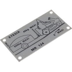 Plaque ETESIA ET13160