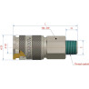 Raccord rapide LÜDECKE ESOI38A
