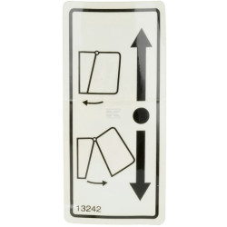 Etiquette vidange ETESIA ET13242