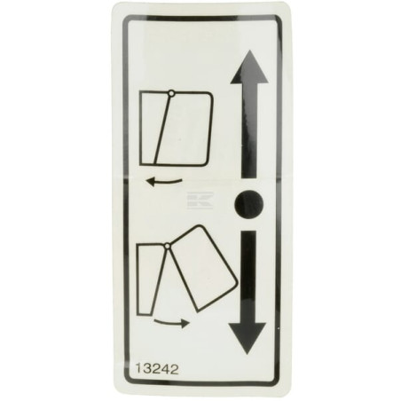 Etiquette vidange ETESIA ET13242