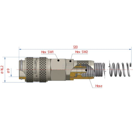 Raccord rapide LÜDECKE ESMN4TQF