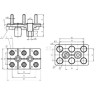 Barrette de connexion UNIVERSEL EM918007WGKR