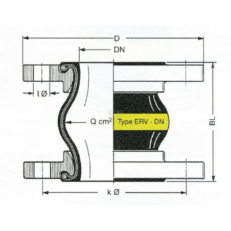 Tuyau ELAFLEX ERVG150