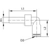 Raccord UNIVERSEL ETERM4P